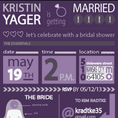 wedding shower invitation